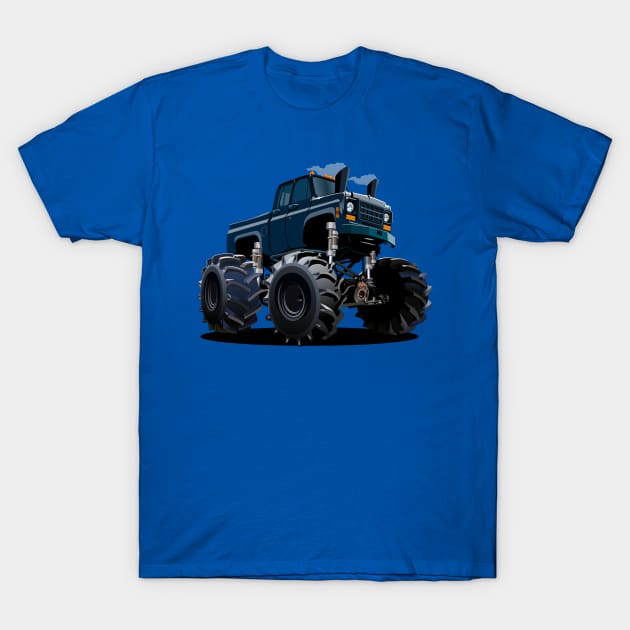 Cartoon monster truck T-Shirt by Mechanik